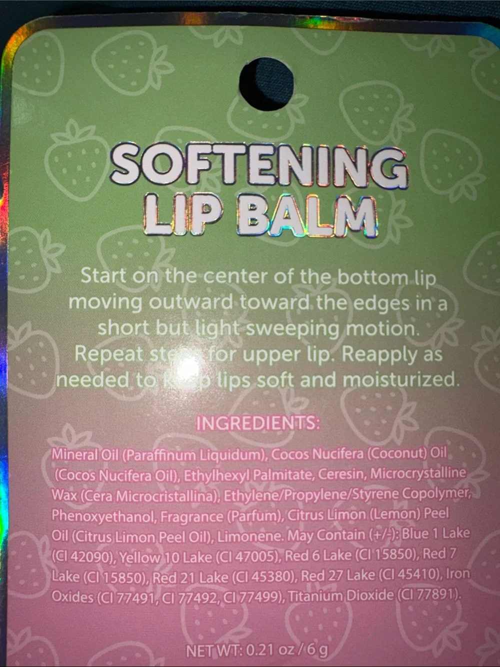 Big Cup-like Lip Balm - Strawberry Pink Softening Lip Balm - Cup Design